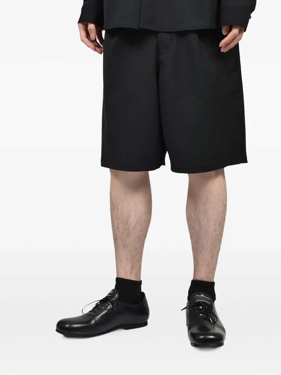 pleated tailored shorts 3
