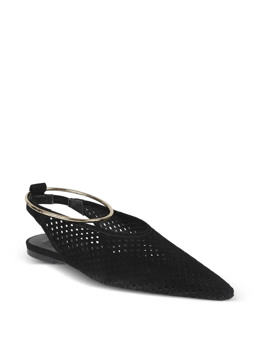 ring-embellished ballet flats 3