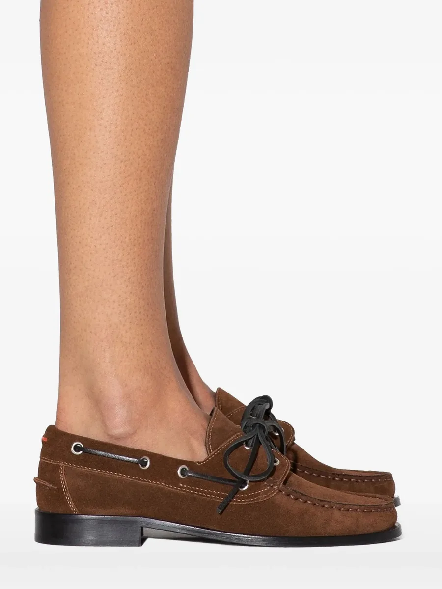 Harris lace-up suede loafers 10