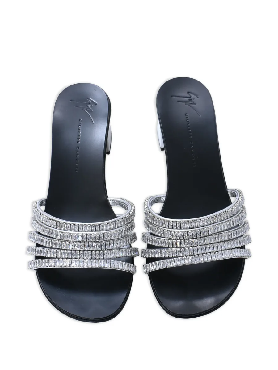 crystal-embellished sandals 6