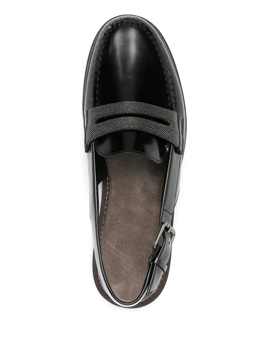 leather slingback loafers 7