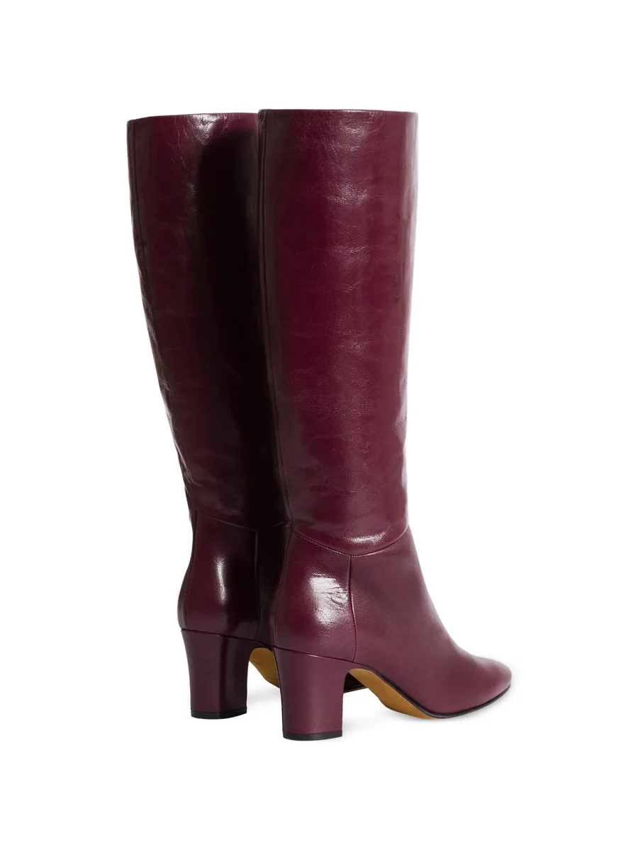 leather knee-high boots 4