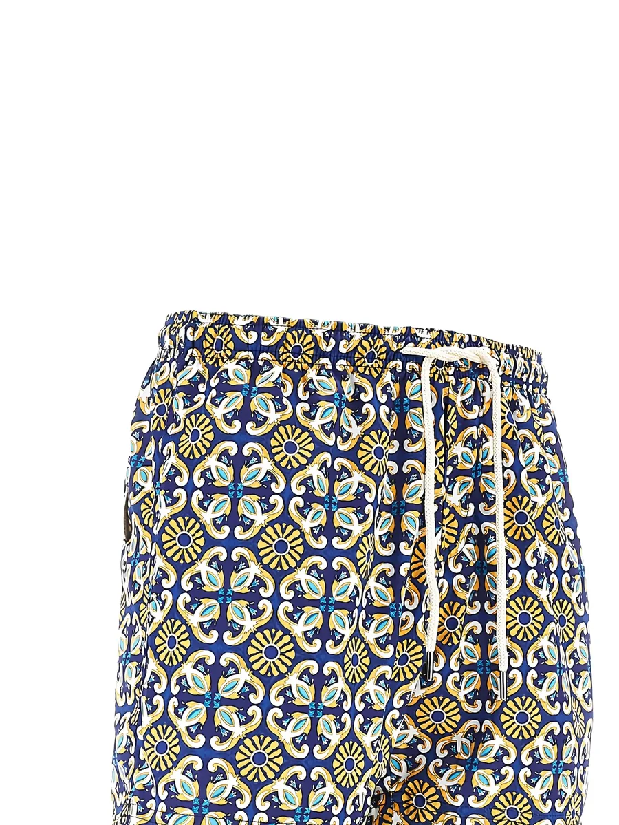 Amalfi tile-print swim shorts 3