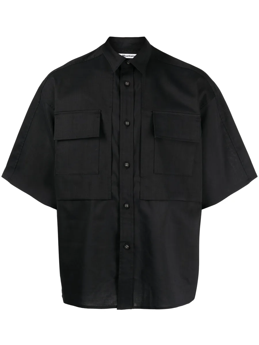 chest-pockets button-up shirt 1