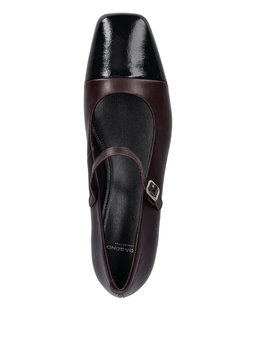 25mm Debbi contrasting-toe strap pumps 5