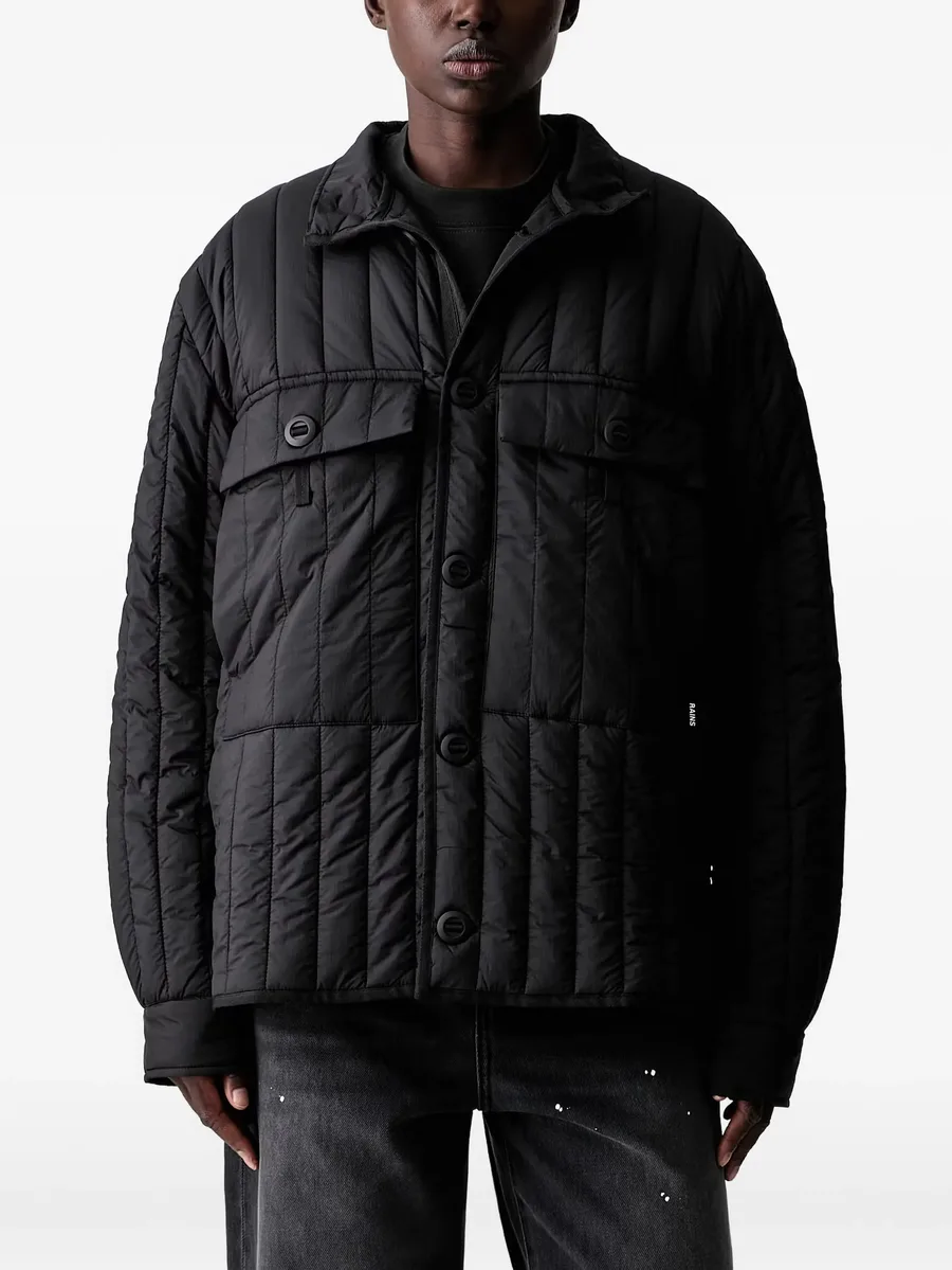 quilted button-up jacket 1