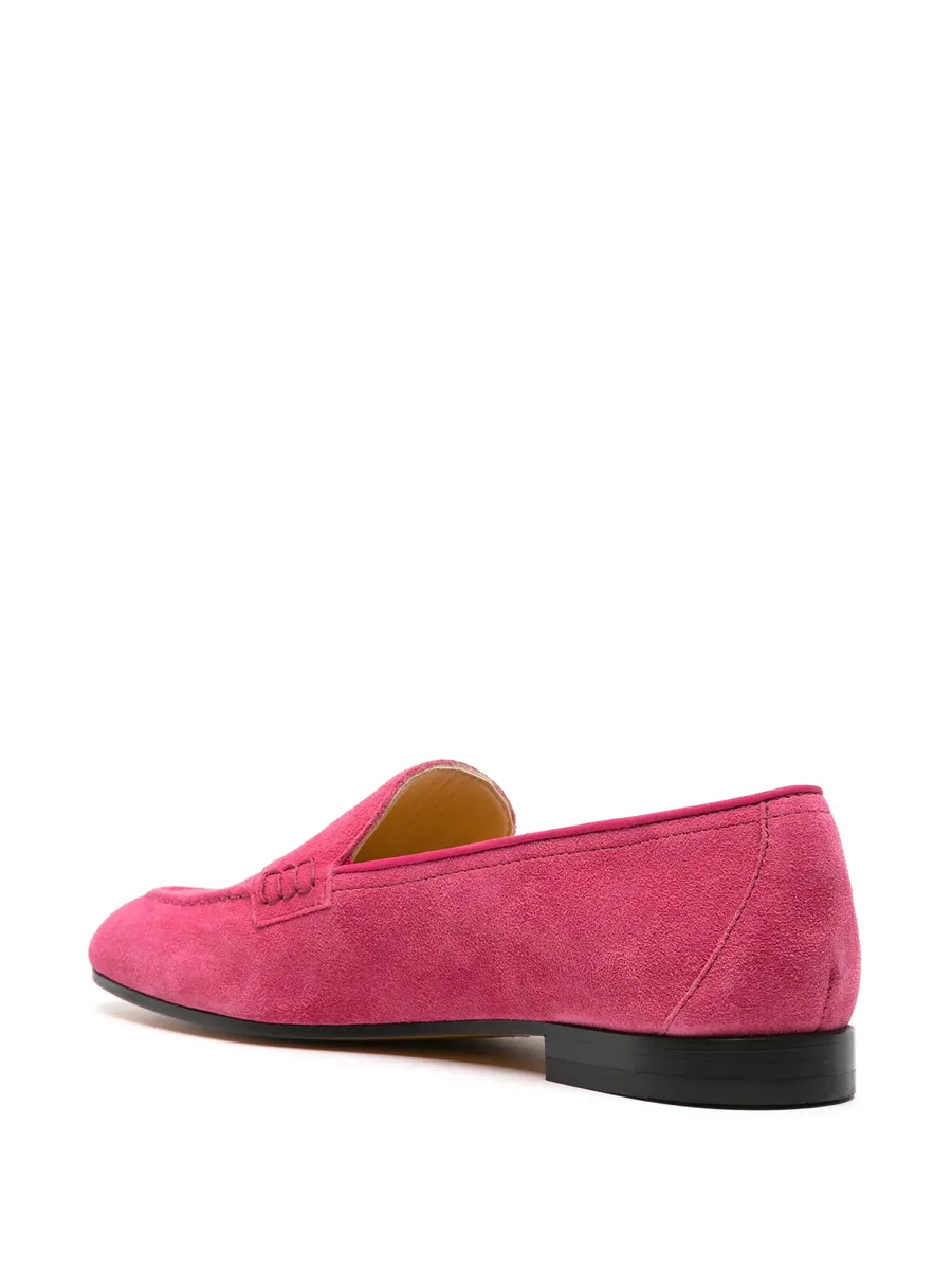 penny-slot suede loafers 5