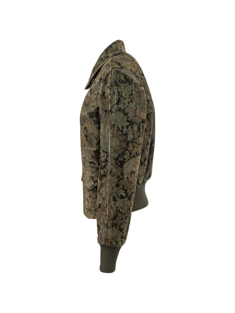 Gridox floral-print corduroy jacket 3