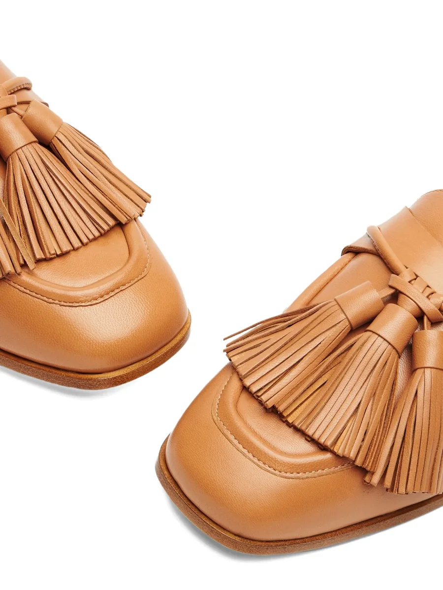 tassel leather loafers 7