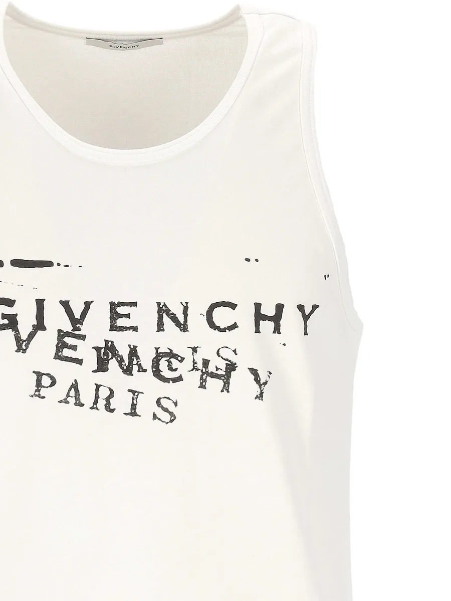 logo-print tank top 5