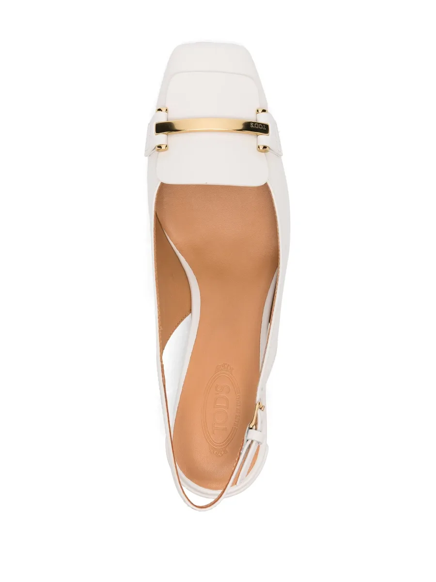 50mm leather slingback pumps 7