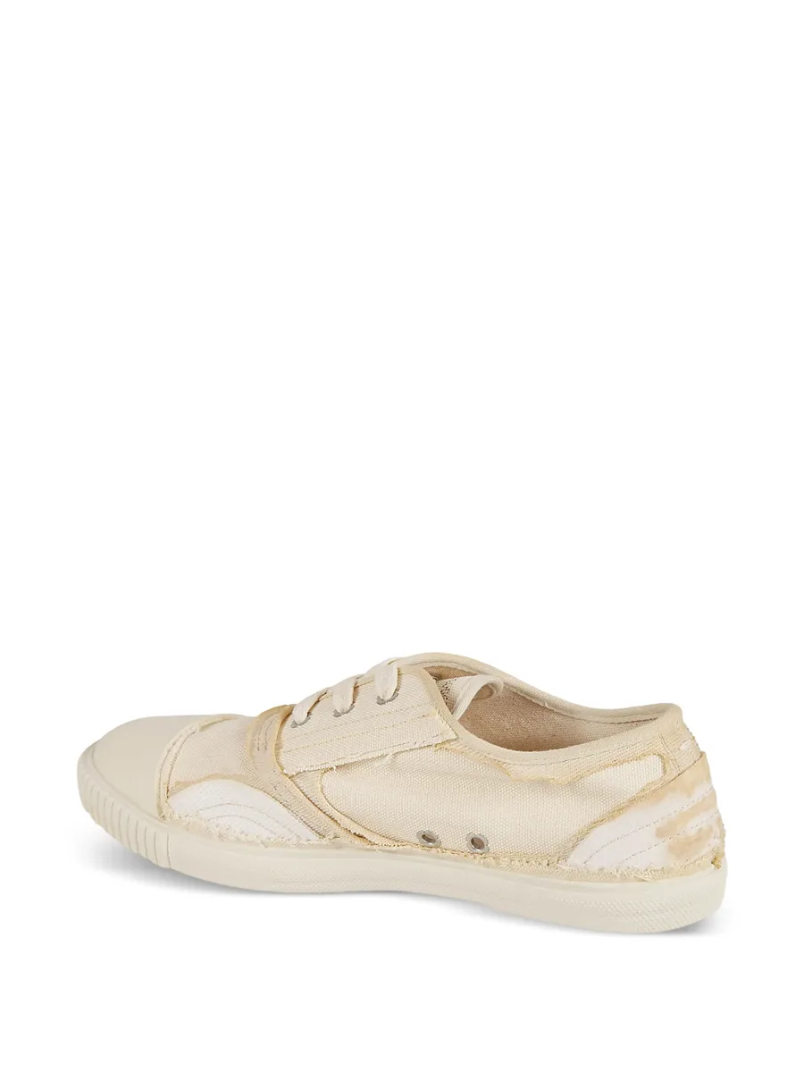 frayed-detail sneakers 5