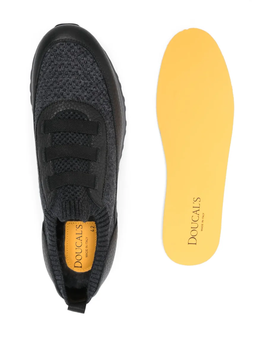 leather-panel sneakers 8