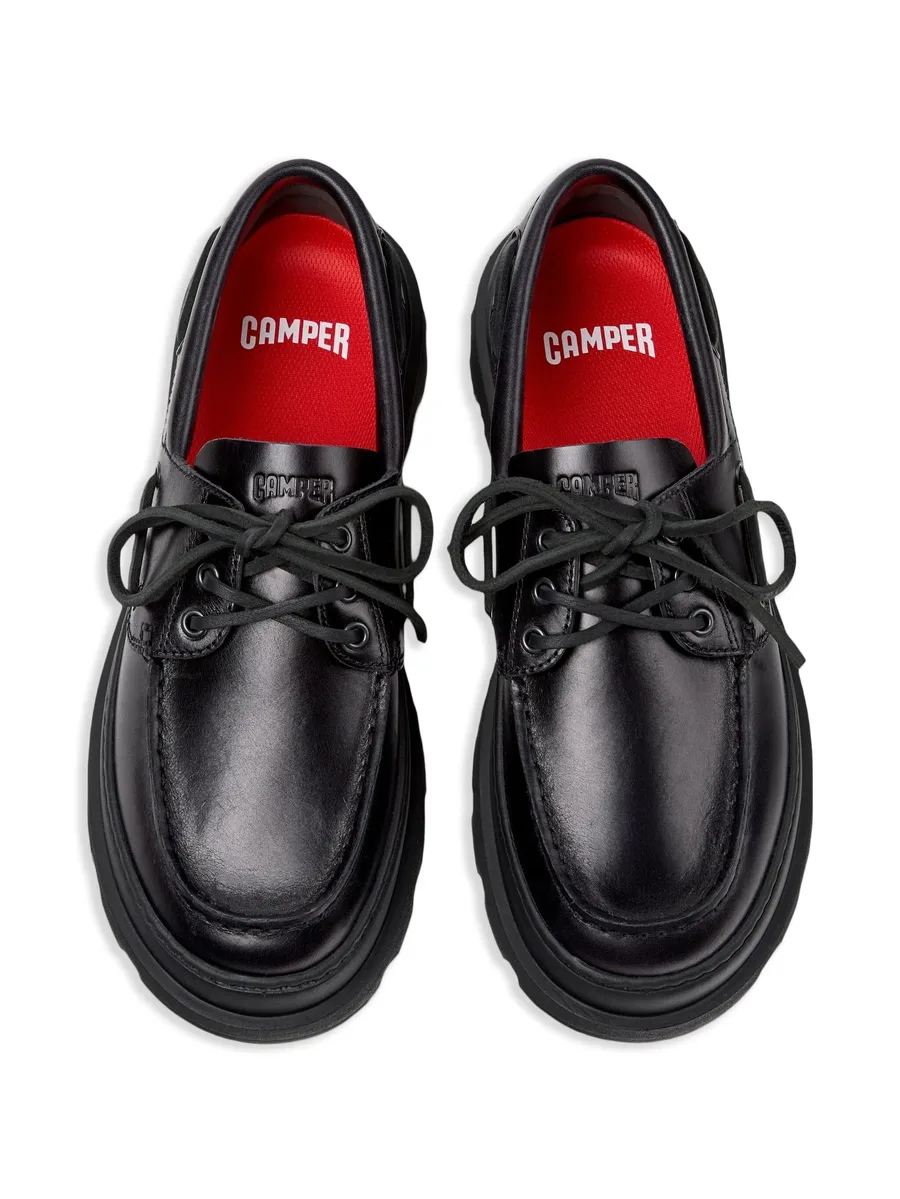 Brutus leather lace-up loafers 5
