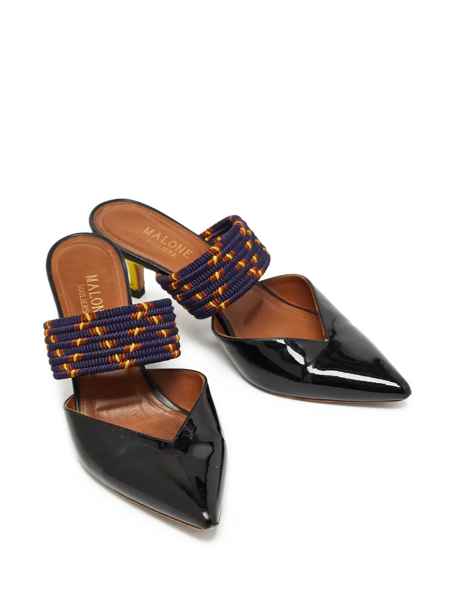 pre-owned 60mm Maisie pointed-toe mules 3