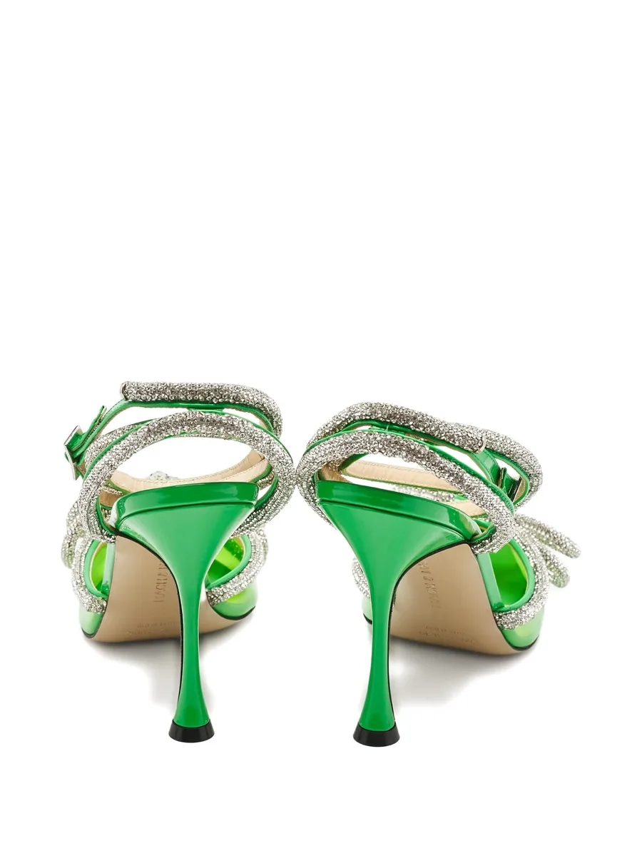 100mm crystal-embellished heeled pumps 5