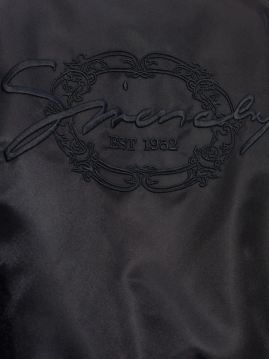 logo-embroidered bomber jacket 10