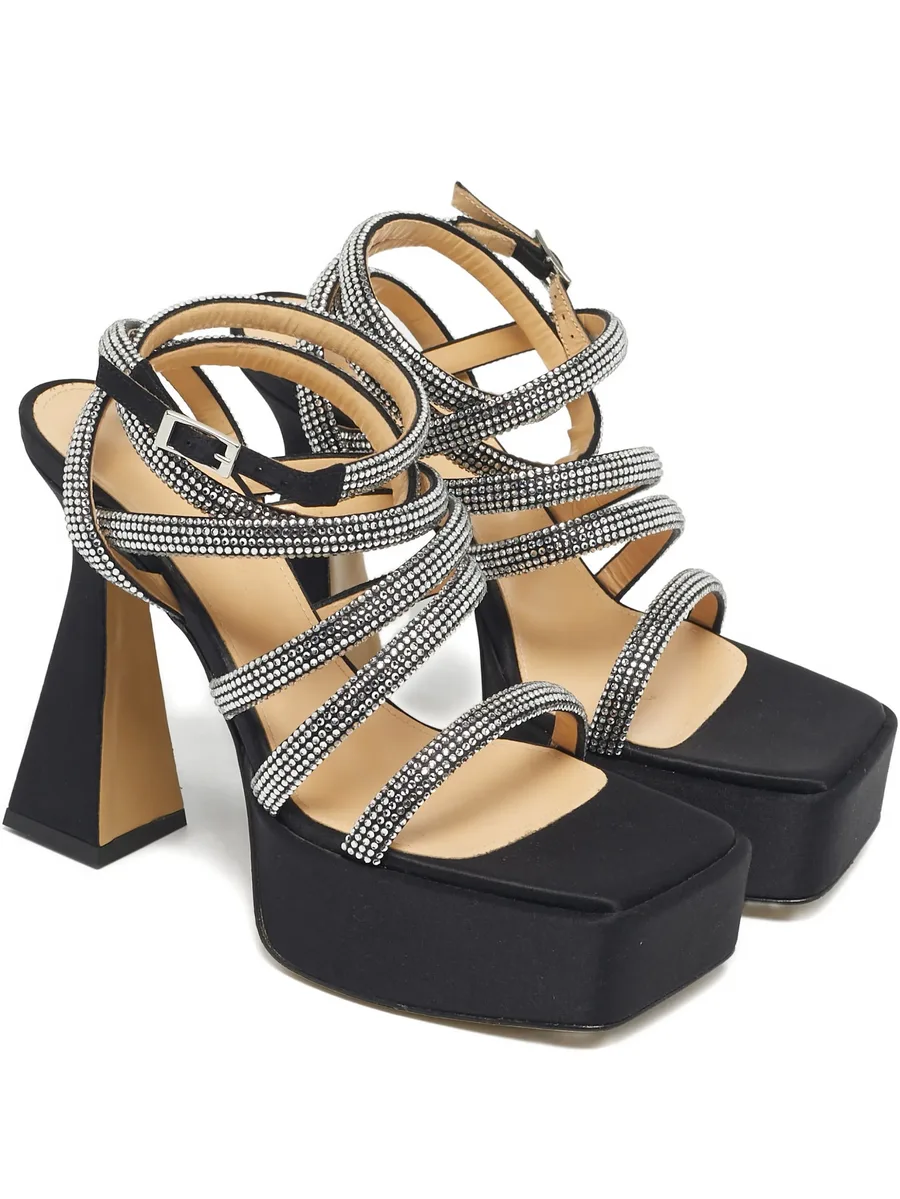 Sydney platform embellished sandals 1