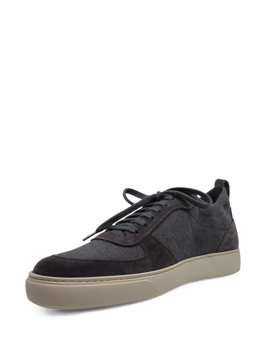 knit-suede sneakers 5