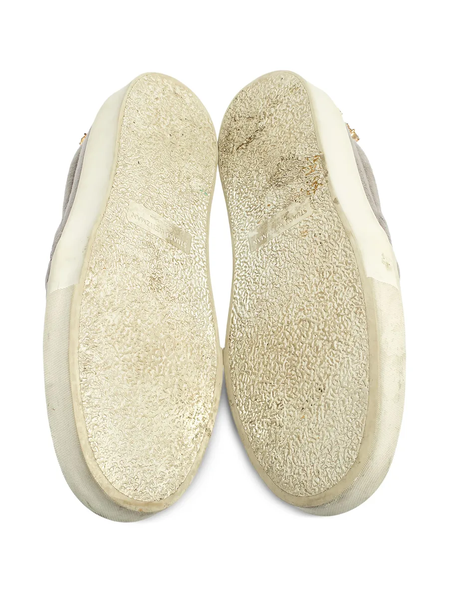 pre-owned Harlow suede slip-on sneakers 11