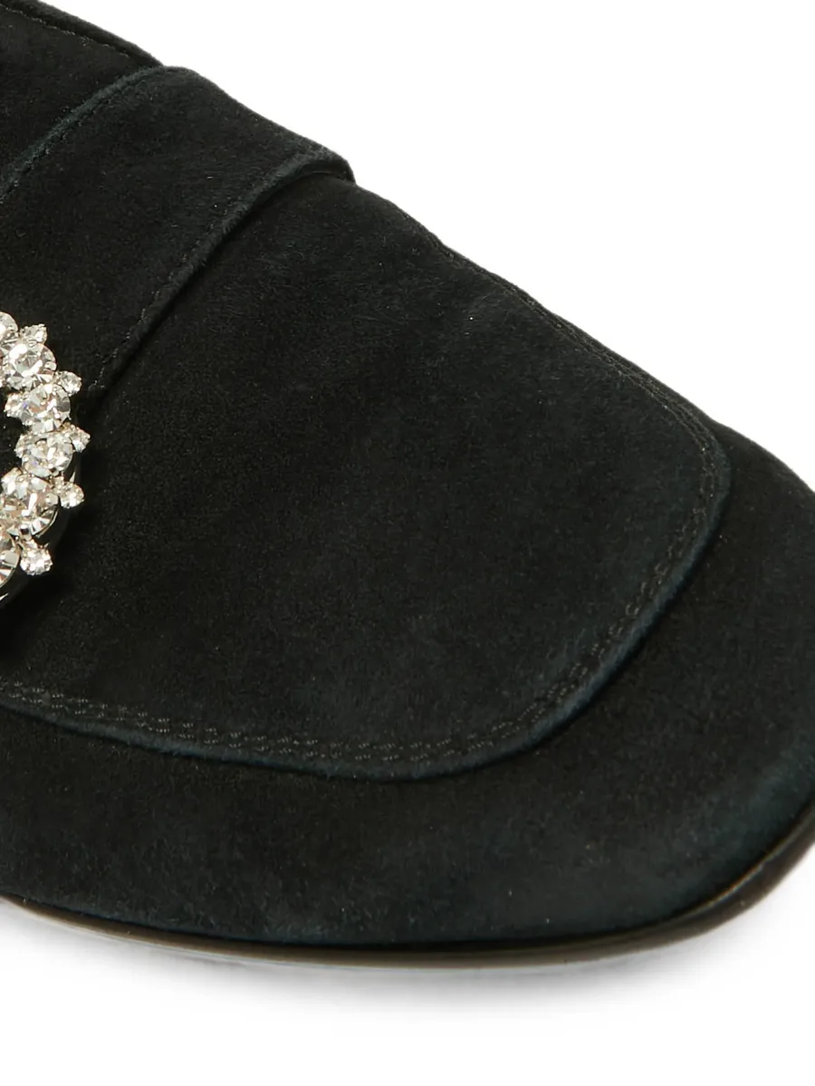 Mani crystal-buckle loafers 7