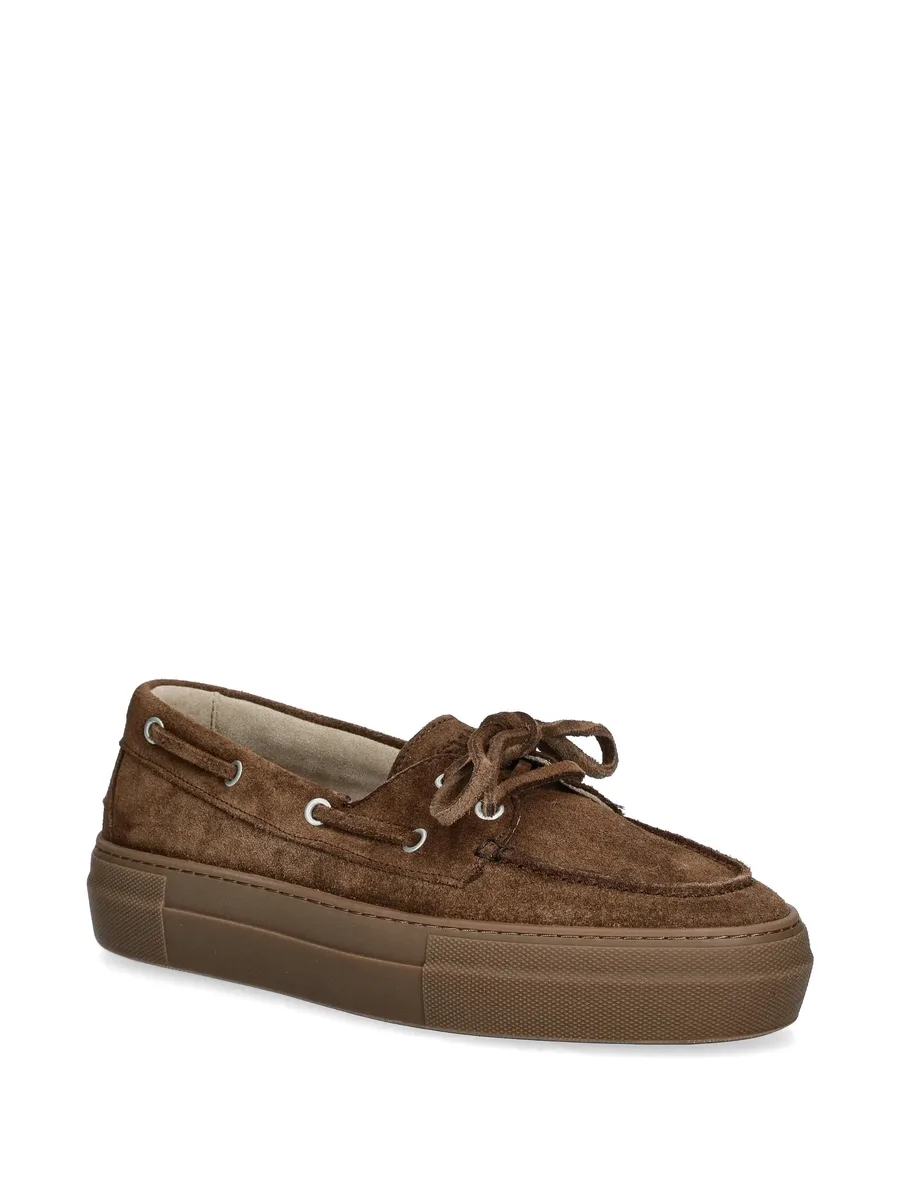 CPH178 lace-up platform boat shoes 4