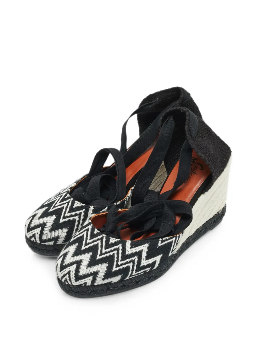 chevron-design espadrilles 10