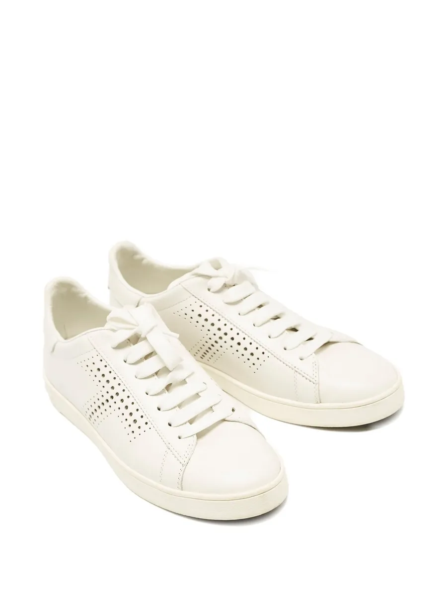 2024 perforated leather sneakers 3