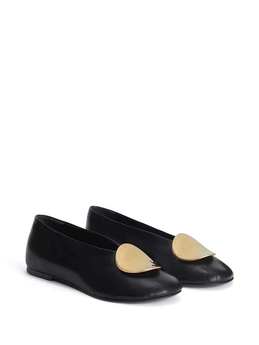 decorative-plaque ballerina shoes 3