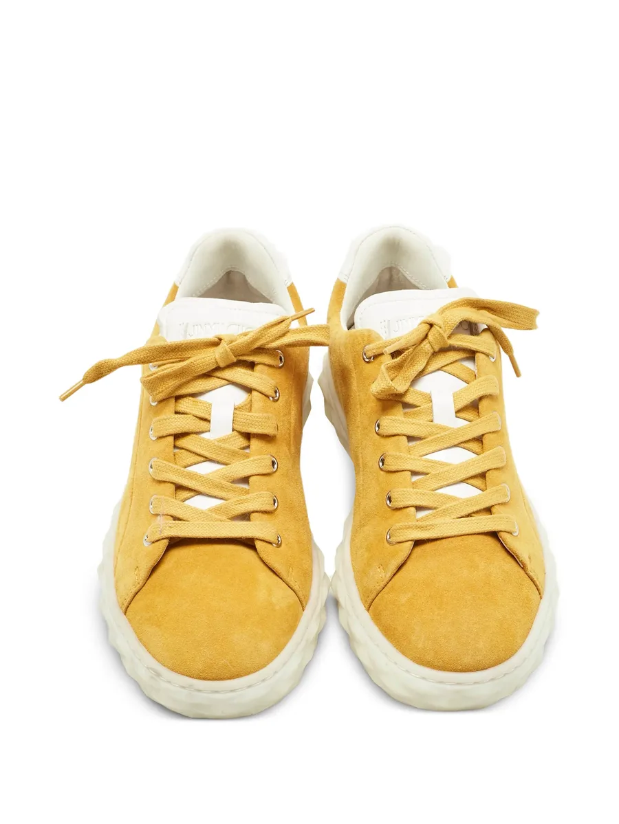 Diamond suede sneakers 5