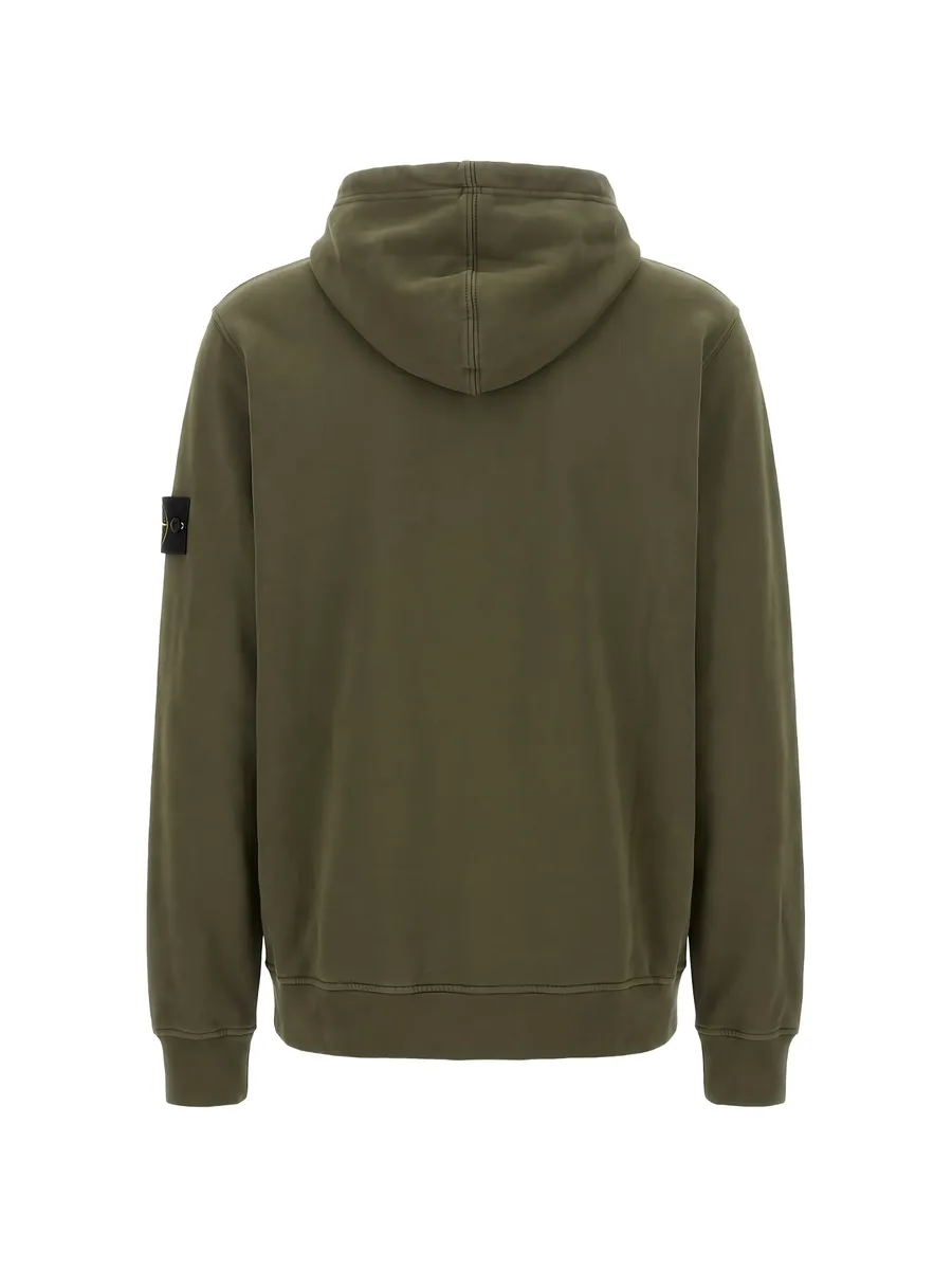 logo-patch zip-up hoodie 2