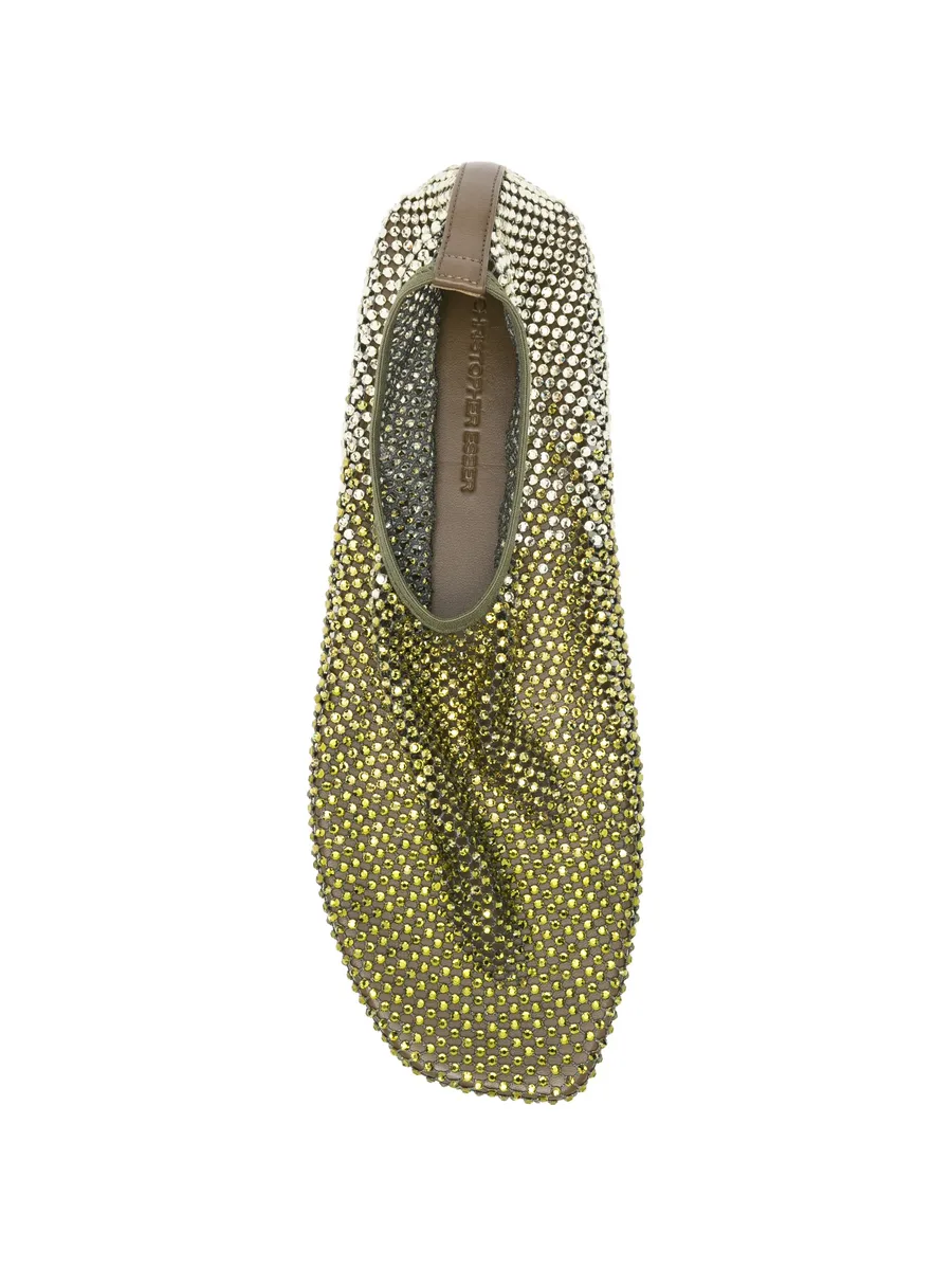 Minette crystal-embellished ballet flats 8