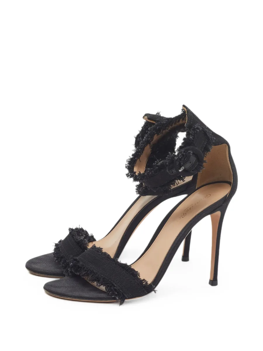 Lola denm heeled sandals 3