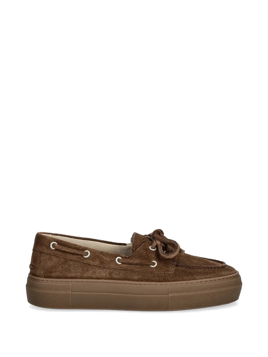 CPH178 lace-up platform boat shoes 2