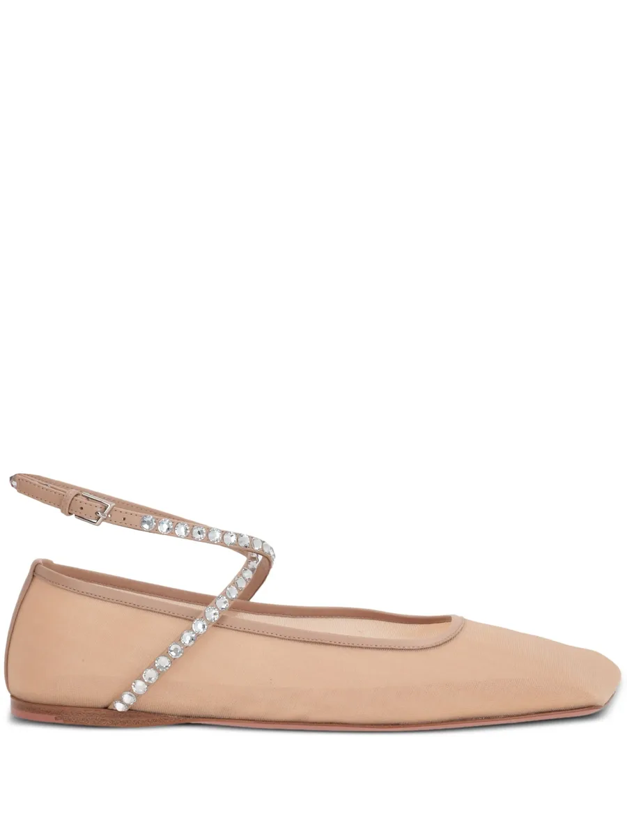 Ane crystal-embellished ballerina shoes 2