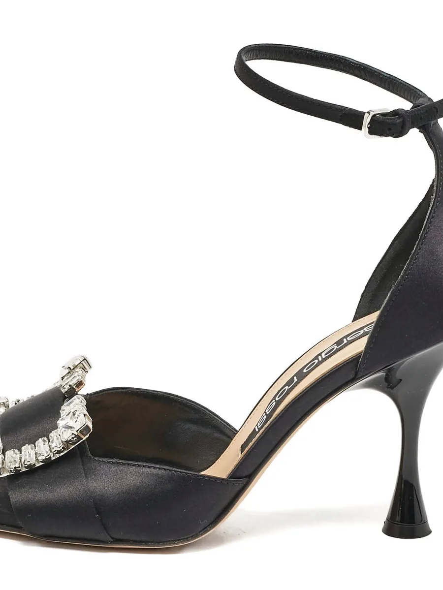 100mm crystal-embellished satin sandals 3