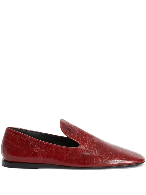 leather loafers