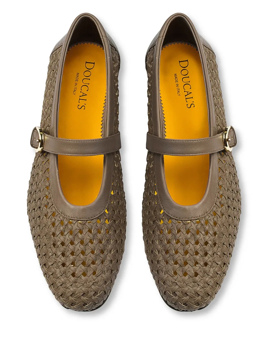 leather ballerina shoes 8