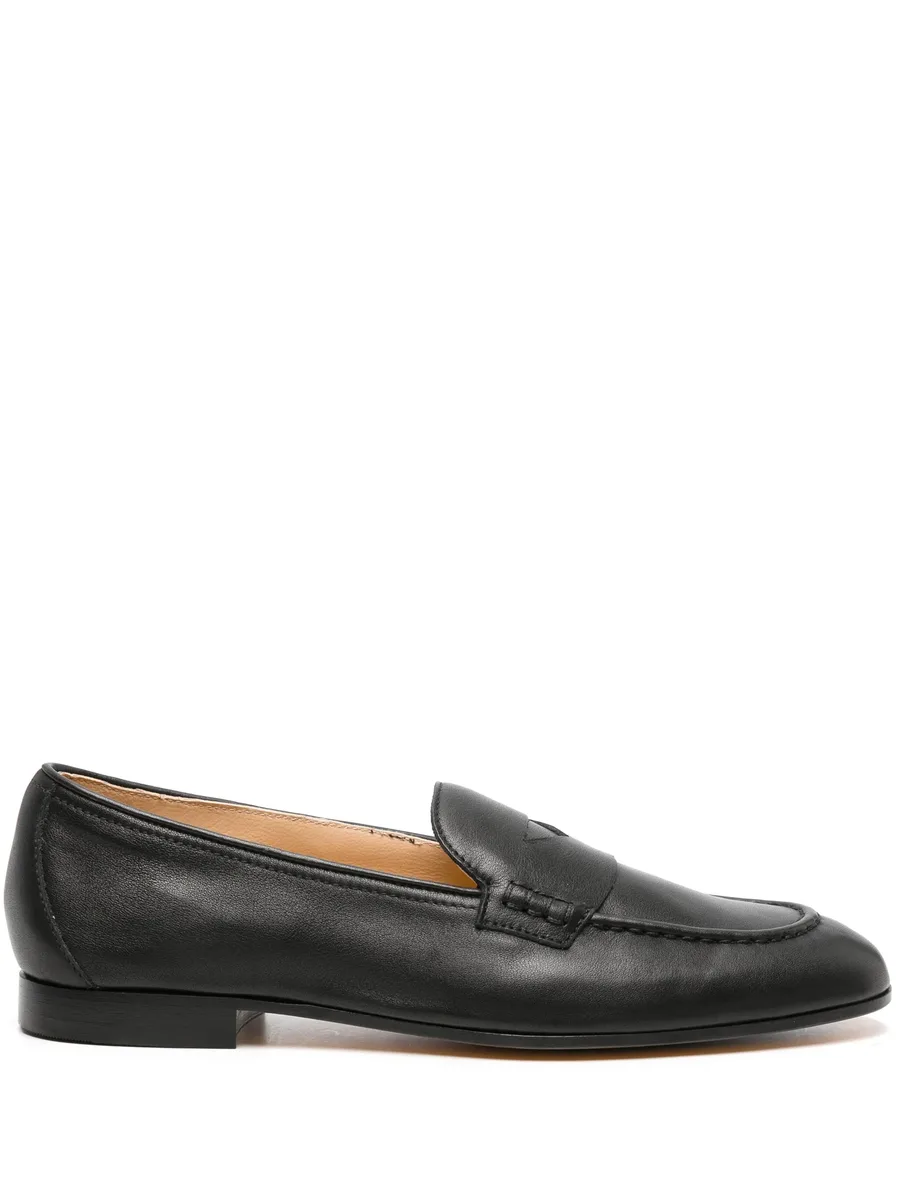 penny-slot leather loafers 1