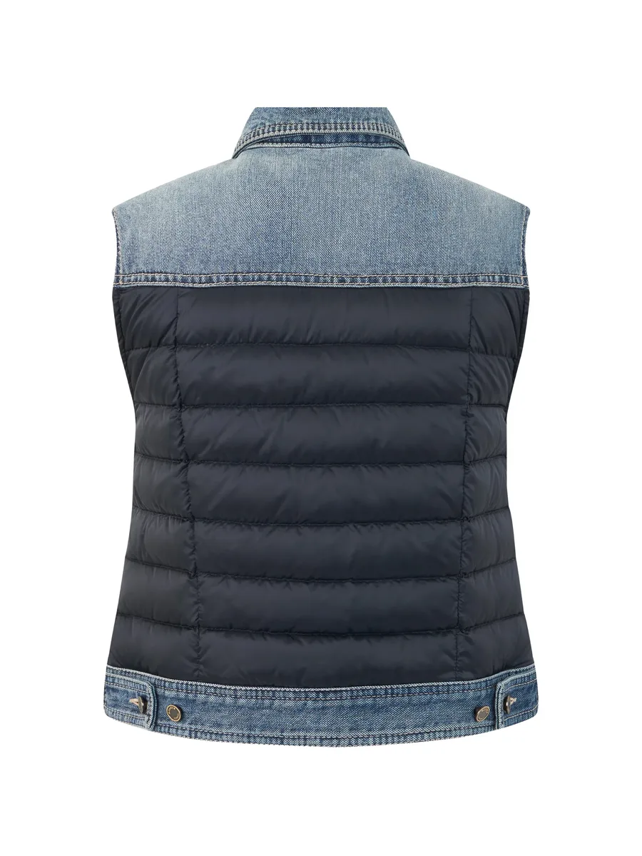 quilted panelled gilet 2