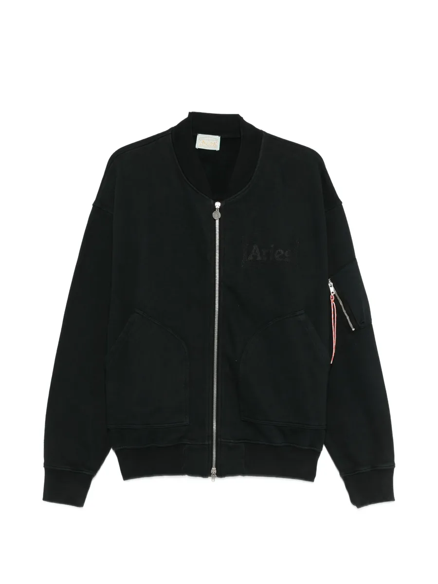 Temple faded bomber jacket 1