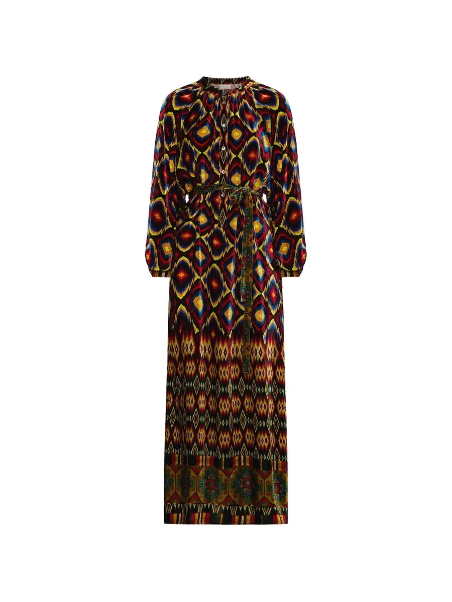Kanada geometric-print maxi dress 1