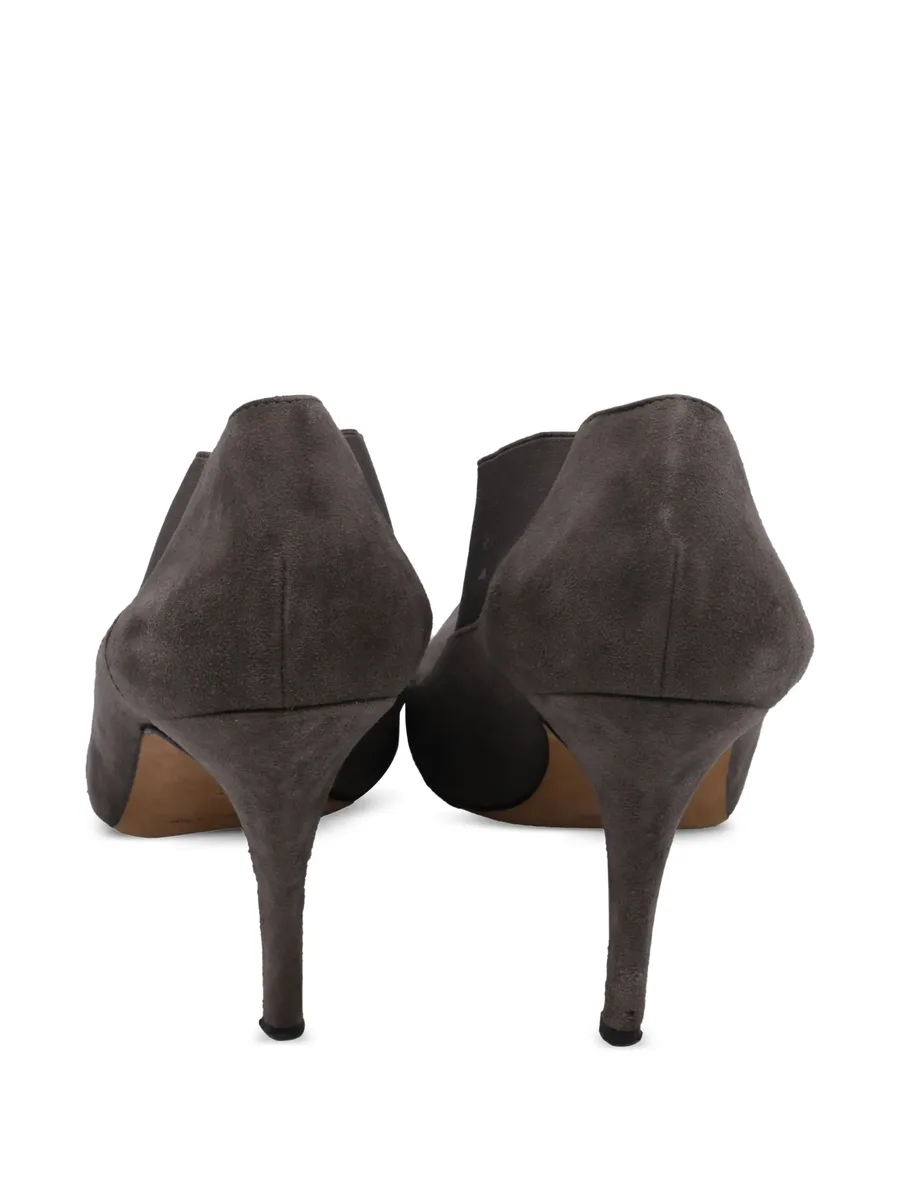 elastic-accent pointed-toe pumps 5