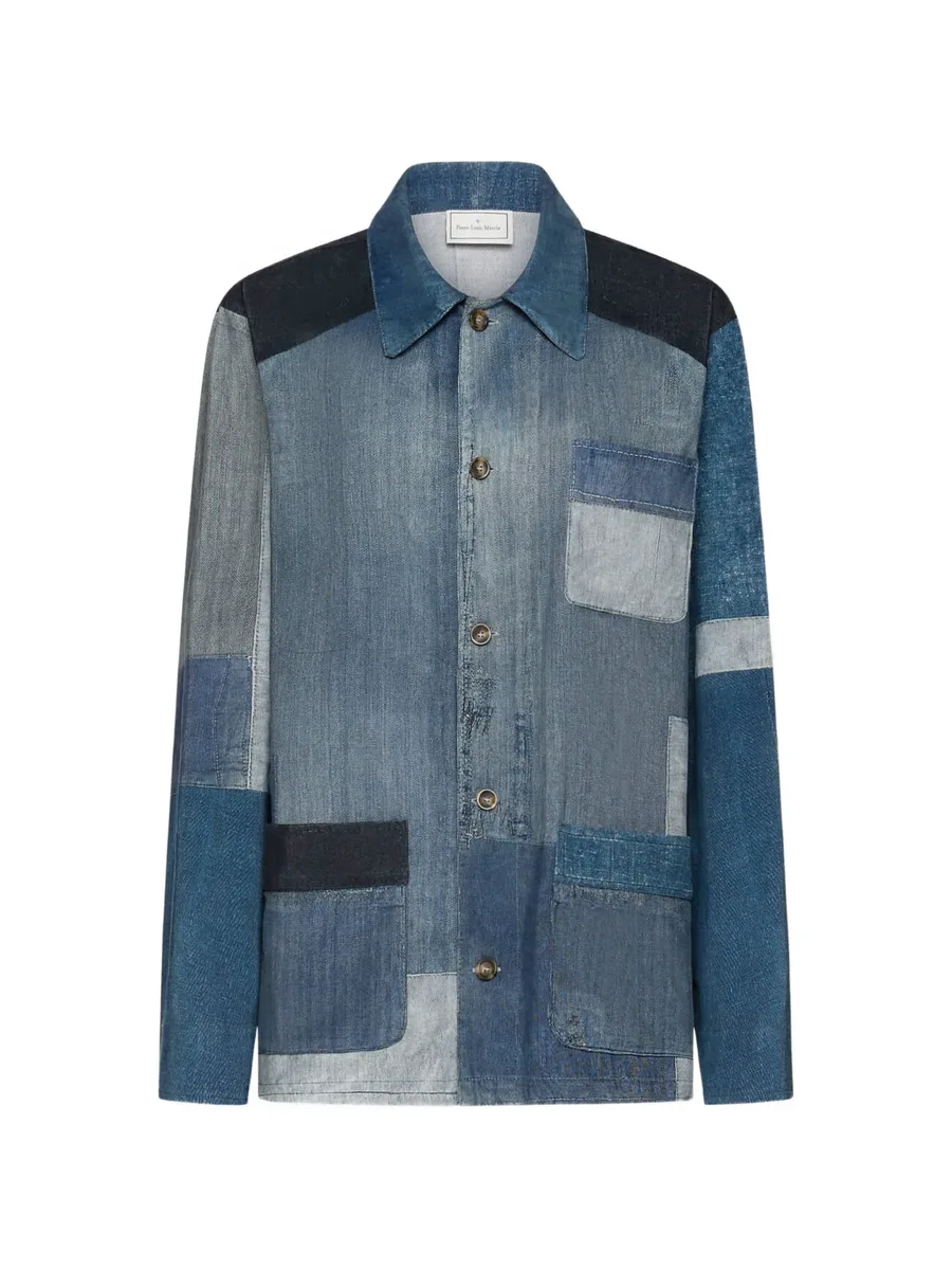 Amadobis patchwork denim oversirt 1
