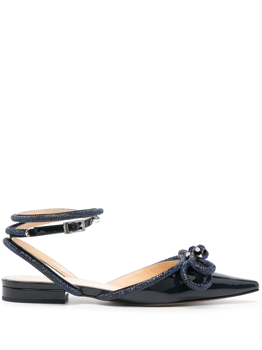 Double Bow ballerina shoes 1