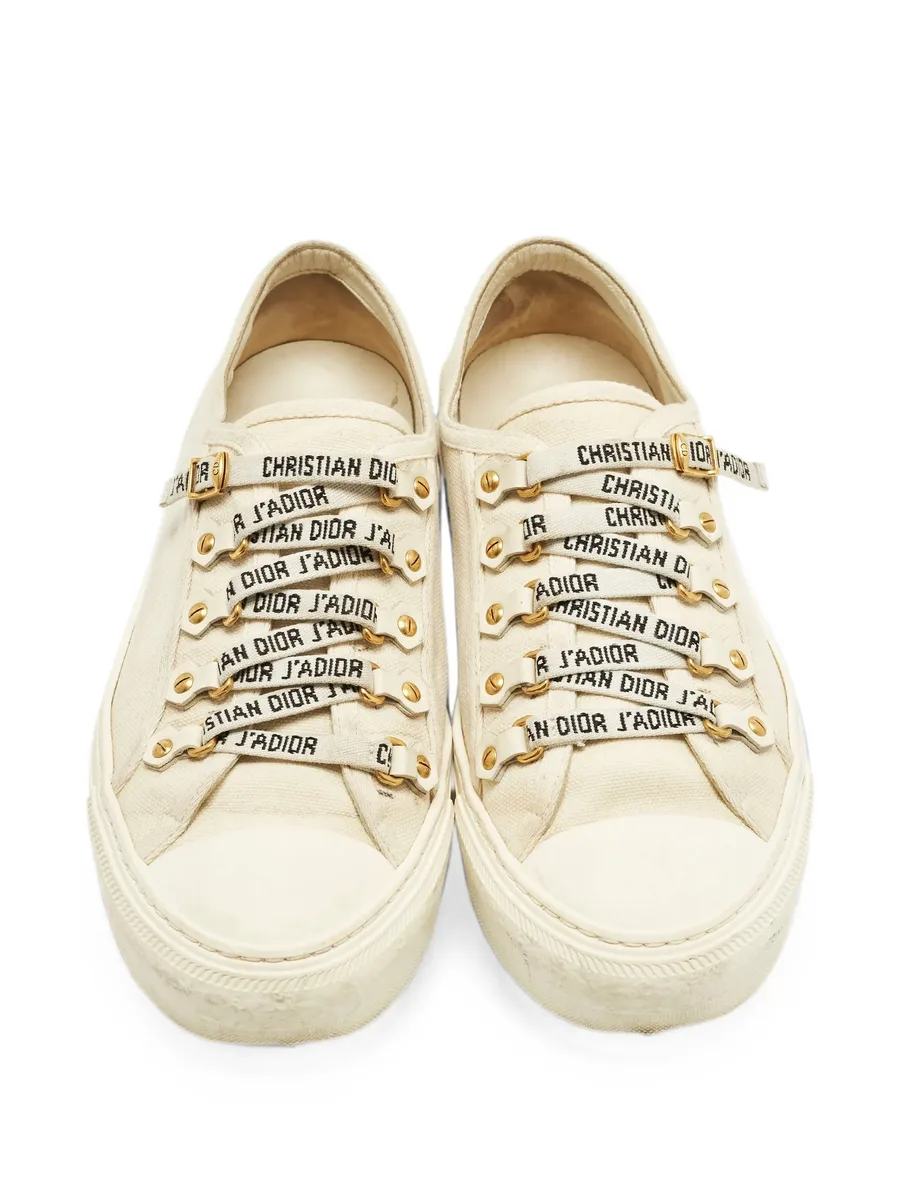 Walk'n'Dior canvas low-top sneakers 7