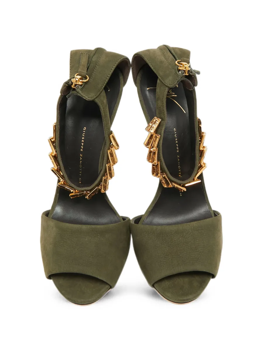 leather heeled sandals 7