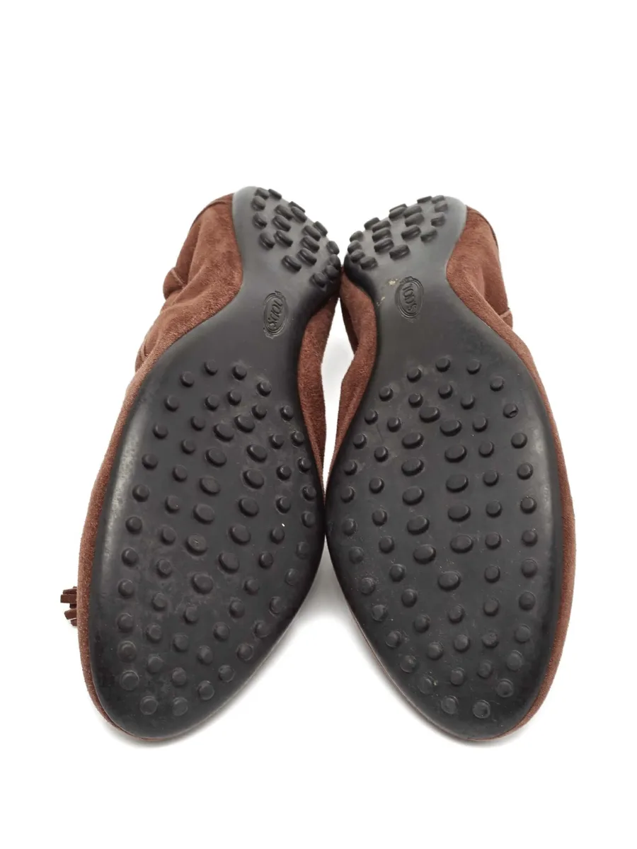 pre-owned tassel studded ballet flats 5