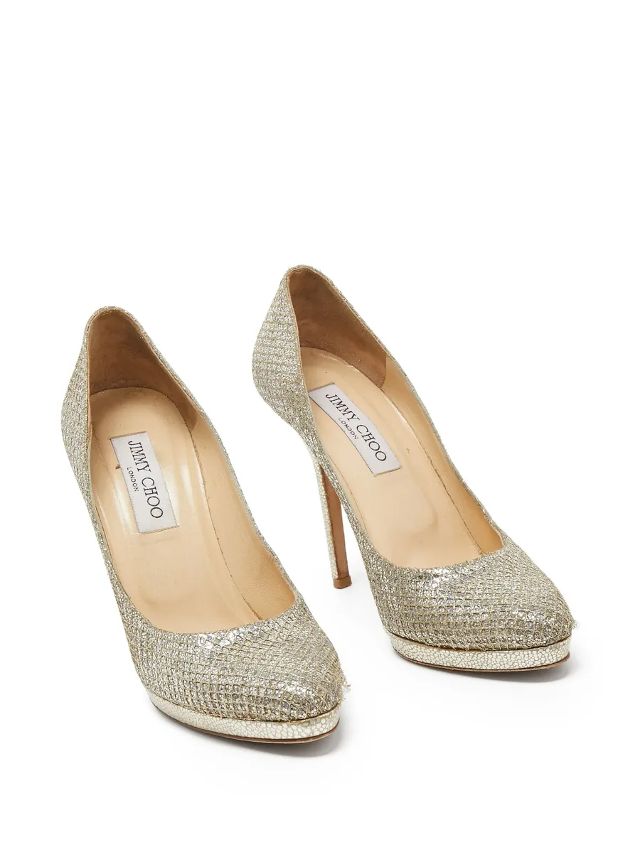 120mm leather heeled pumps 6