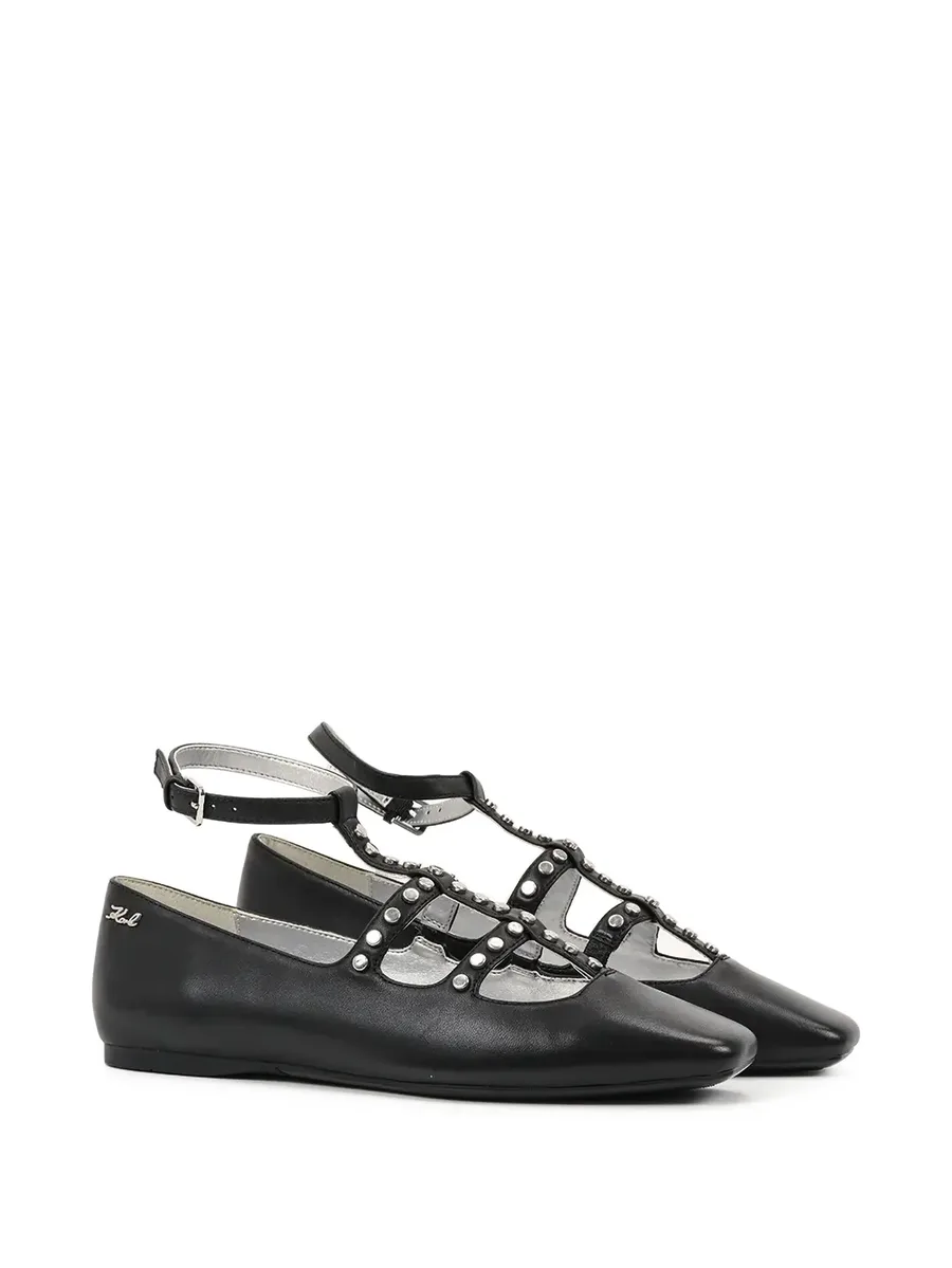 studded caged ballet flats 4